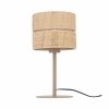 Lampka nocna stołowa abażurowa beżowa słomkowa boho nowoczesna minimalistyczna klasyczna dekoracyjna CALMA 16178 TK-LIGHTING